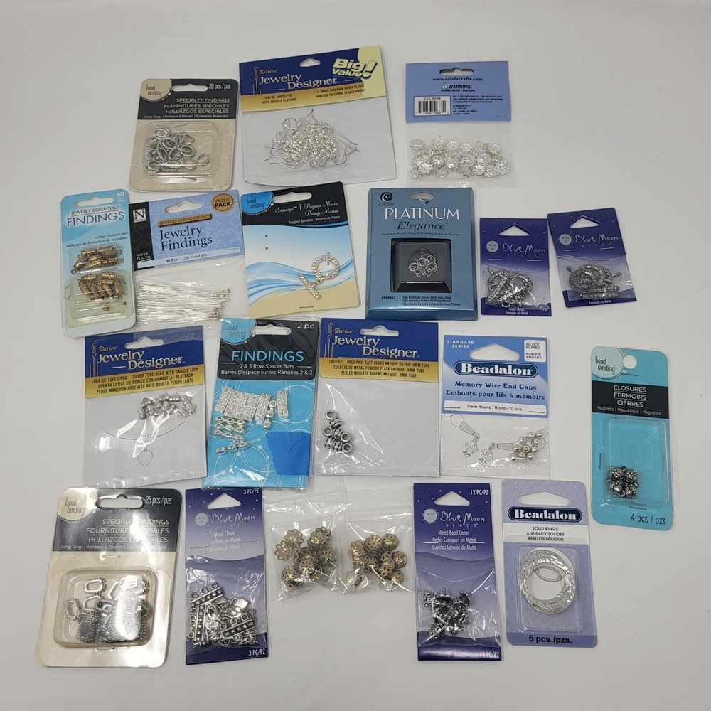 Bundle Of Jewelry Making Supplies Findings Arts And Crafts‎ Lot #1